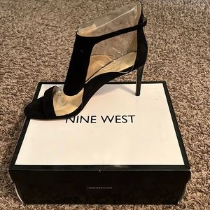 Nine West Black Suede Heel